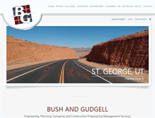 Tablet Screenshot of bushandgudgell.com